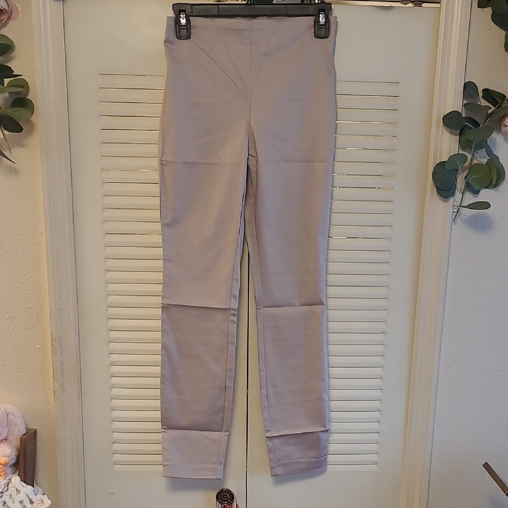 H&M Tan Skinny Pants Slim Fit Ankle Length